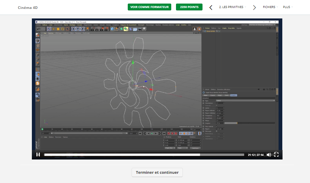 Formation Cinéma 4D2